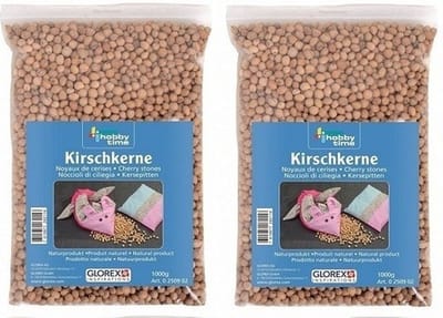 Knutsel/hobby Kersenpitten - 2x - 1 kilo - warmtezak kersenpitten - voor in de magnetron