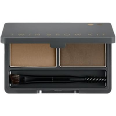 MISSHA Twin Brow Kit 4,4g – Wenkbrauwpoeder & Wax Kit Natuurlijk Zienende Wenkbrauw Make-up No.2 Gray Brown
