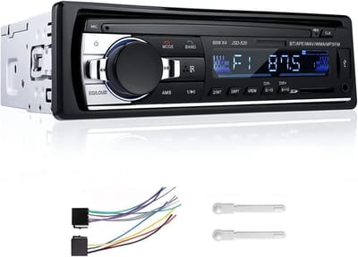 1 Din Autoradio Bluetooth MP3 USB SD AUX FM Speler met Afstandsbediening