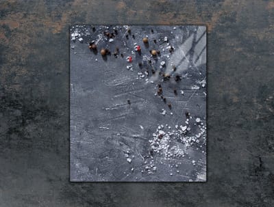 TMK ArtDeko - Snijplank Glas - 45x52 cm - Lauswijn - Meerdere Gebruiksmogelijkheden