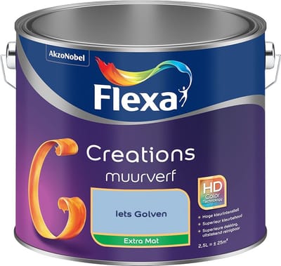 Flexa - Creations Muurverf Extra Mat - Iets Golven - Mengverf - 2,5 L