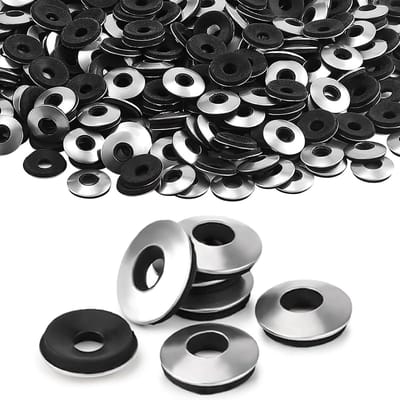 300 stuks sluitringen M6.3X16, sluitringen EPDM afdichtringen, neopreencoating van roestvrij staal voor schroeven