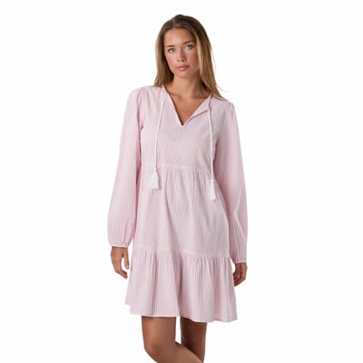 Seaside Marina Seersucker Tuniekjurk – Jurk voor dames – Maat 38