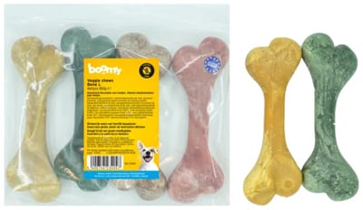 Boomy - Veggie hondensnacks - Vegetarische hondensnoepjes - Harde kauwbotten - Kauwstaaf hond - Large - 20cm - 4st / 950g