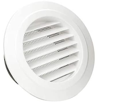Dailygoody - Ventilatiedeksel - Ventilatiegrid - Hoogwaardig ABS materiaal - 75-200 mm - Eenvoudig te reinigen - Geschikt voor woningen - Wit