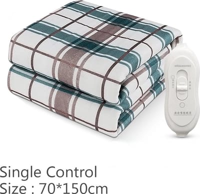 Elektrische Deken 110V 220V - 1 Persoons en 2 Persoons Elektrisch Deken, Thermische Verwarming Mat, Winter Bodywarmer Kussen