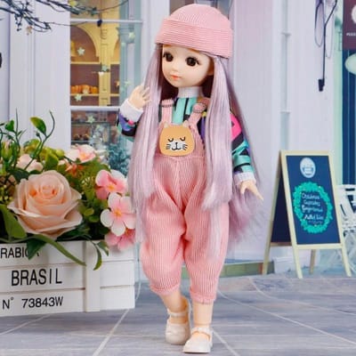 BJD poppen en kleding, afneembare gewrichten, 30cm, ogen 16,3D, poppen, jurkjes voor meisjes, verjaardagscadeau speelgoed. kogelgewricht pop