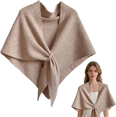 Sjaal - Nekwarmer - Sjaal dames - Dames Kasjmier Sjaals - Gebreide Sjaals Vesten - Wollen Kasjmier Tops Truien - Omslagdoeken Sjaals Dagelijks Gebruik - Kerstcadeau - Kerstversiering - Kerst - Kaki