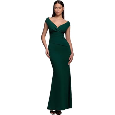 Damesjurk Goddiva Bardot Maxi