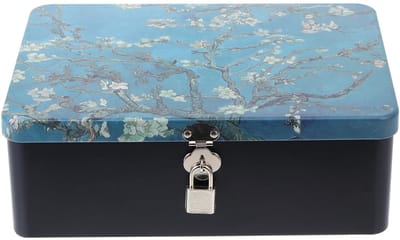 Dailygoods- Sieradenbox Waterdicht - Opbergdoos met Slot - Opbergdoos Karton - Opbergdoos met Deksel - Sieradendoos - Roestvrij Staal