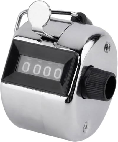 Draagbare Mechanische Teller voor Handmatige Telling tot 9999