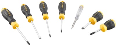 Stanley STHT16166-0 CUSHION GRIP™ Schroevendraaierset PH / SL / Spanningszoeker - 6-delig