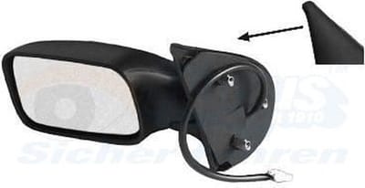VanWezel 1754818 - Rétroviseur éléctrique complet droit pour Fiat Punto jusque 09/1999