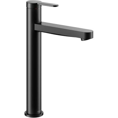 Keuco IXMO Flat Black Selection single lever basin mixer 210, without pop-up waste 59510373100