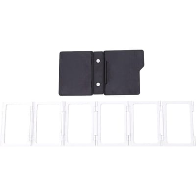 Porte-photos accordéon style chemise pliable pour 12 photos, extensible, pour bureau noir