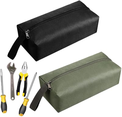 Dailygoods- Gereedschapstas Waterdicht - 2 Stuks - Draagbare Opbergtas - Multifunctioneel - Slijtvast - Oxford-Stof 10 x 9 x 24 cm