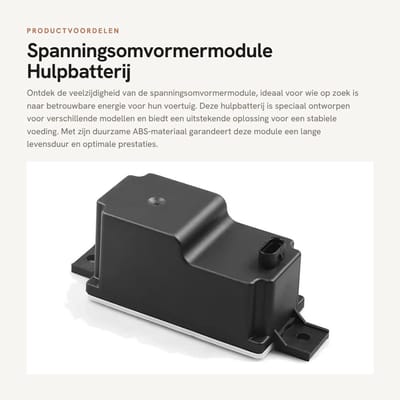 Dailygoods - Spanningsomvormermodule - Hulpbatterij - Hoogwaardige kwaliteit - Universeel - Batterij Accessoire - Geschikt voor W205 W257 W253 W213 W222