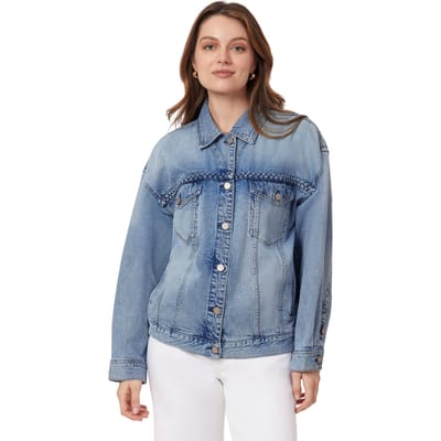 Scotch & Soda Denim Trucker Jacket Young Hearts Taglia: XS | Giacche di jeans Outlet | Donna