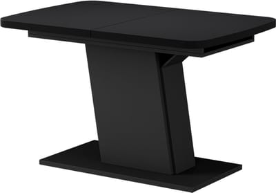 Vicco Eettafel Fenaro, Zwart, 120-160 x 80 cm uitschuifbaar