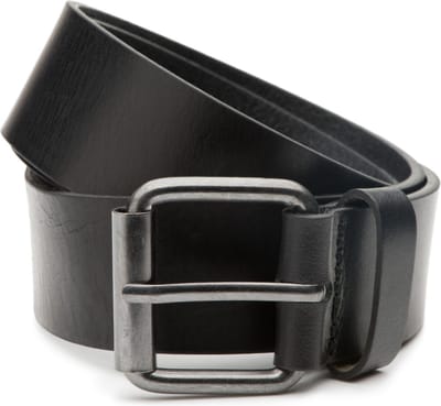 DTCH.FIT Herenriem Leer Dean - Riem Zwart - Jeans Broekriem - Riemmaat 105cm - Totale lengte 120cm