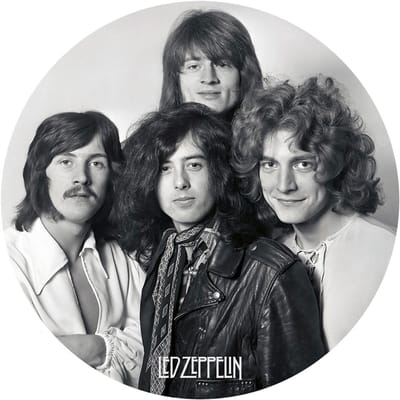 Signs USA - wandbord - dibond - Led Zeppelin - Rond 20 cm