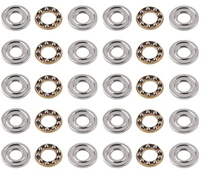 Dailygoods- Kogellager Set 10 Stuks - Hoog Precisie - Roestvrij Staal - Laag Wrijving - Hoge Snelheid - Geschikt voor Machinebouw - Lager