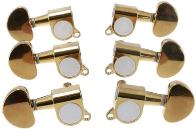Gitaarstemmechanieken 3x3 set - Fazley 10539 - Goud