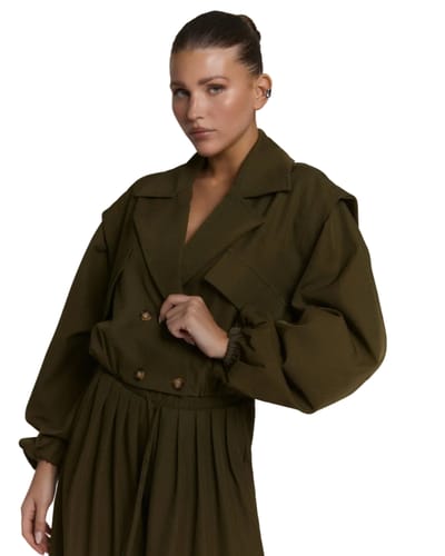 Refined Department Jas Laya Jacket R2608450053 702 Army Dames Maat - S