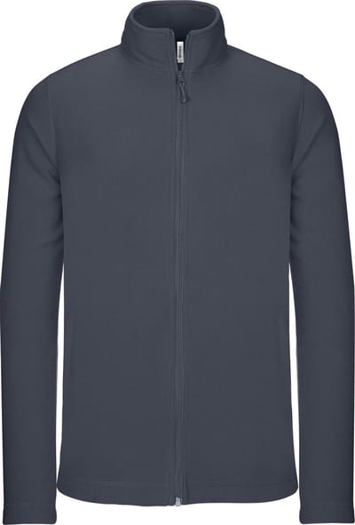 Kariban Heren Full Zip Microfleece Jasje (Konvooi Grijs)