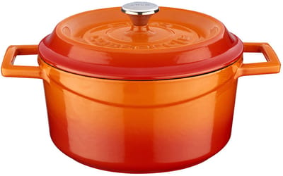 Lava Braadpan - 20 cm - 2.82 liter - Gietijzer - Oranje