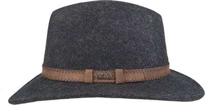Hatland Stanfield Crushable Grey Hoed   (Maat: L) - Grijs