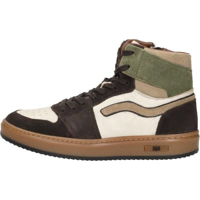 SUB55 Veterschoenen Hoog Veterschoenen Hoog - Donkerbruin - Maat 37