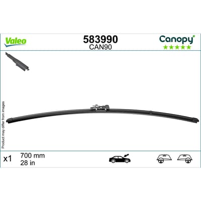Wisserblad VALEO Canopy 583990, 700mm, Voor, 1 Stuk