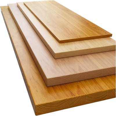 Houten Bureaublad - Werkblad Bureau - Thuiswerk Kantoor - Duurzaam Uit Eén Stuk - 120x80cm - Houtkleur