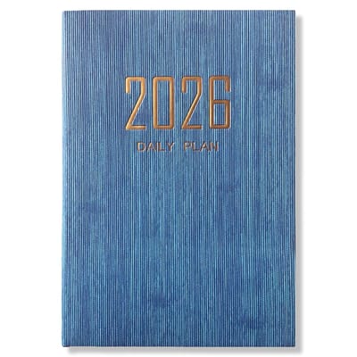 2026 Agenda - Weekagenda 7D/2P - A5 Softcover Blauw - 15x21cm