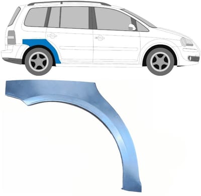 Reparatiepaneel achterspatbord voor Volkswagen Touran 2003-2010 / Rechts