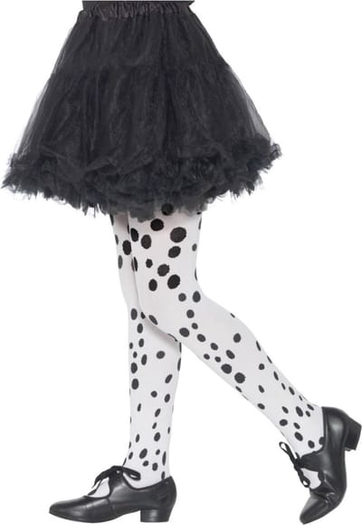 Smiffys - Dalmatian Kinder panty - Wit/Wit