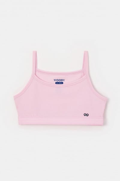 Woody Meisjes Topje Lichtroze Roze 10A
