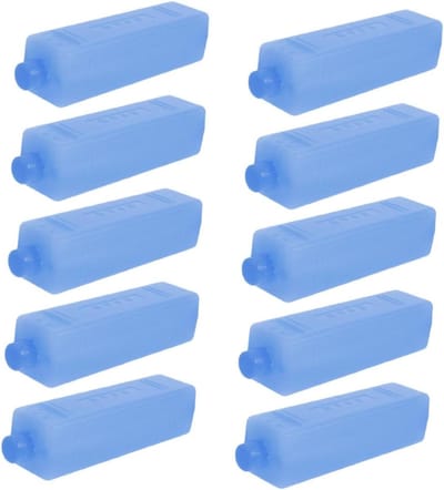 Herbruikbare Koelelementen - Kleine Ijsblokjes - Eten Koel Houden - Lichtgewicht Draagbaar - 10 Stuks - Blauw