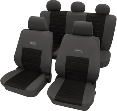 Autostoelhoezen - Active Sports - Zwart