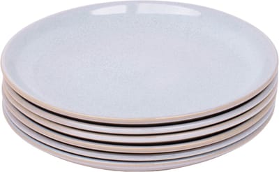 Kade 171 Sintra ontbijtborden 6 stuks 22 cm - Portugees stoneware lichtblauw