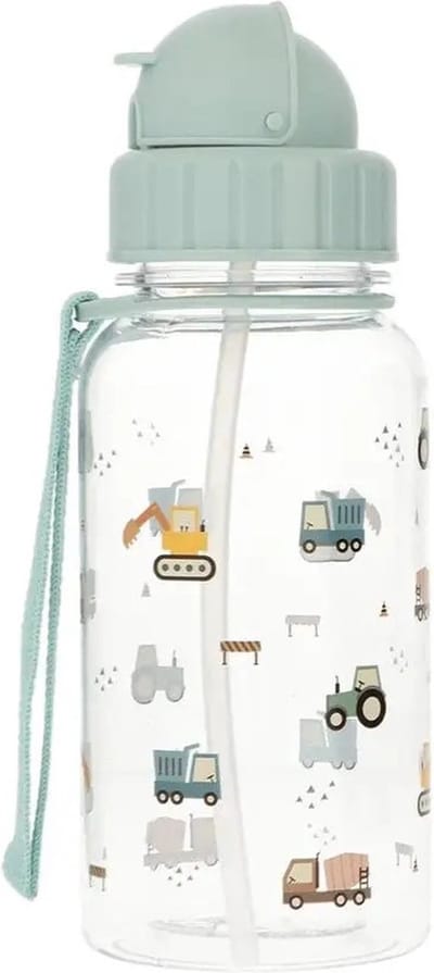 Tutete - Tritan Drinkfles - Tractor werkvoertuigen