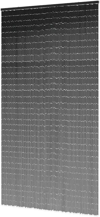 Insectendeurgordijn Bamboe - Vliegengordijn Deur - Insecten Buiten Houden - Natuurlijk Materiaal - 120x220 cm - Donkergrijs