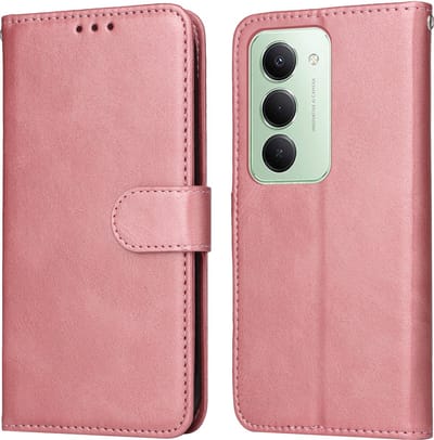 Telestore - roze agenda book case hoesje - telefoonhoesje geschikt voor Xiaomi Redmi 15 4G