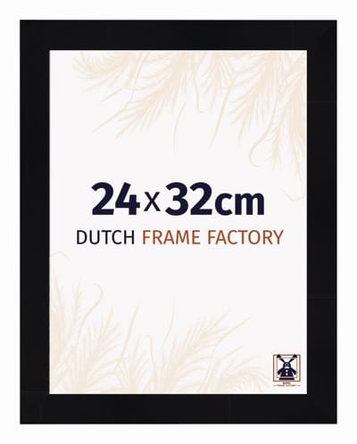 Fotolijst 24x32 cm - MDF - Zwart Hoogglans - Praag