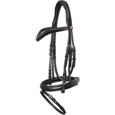 Hoofdstel Kieffer Ultrasoft Haflinger Curved Browband / Lined