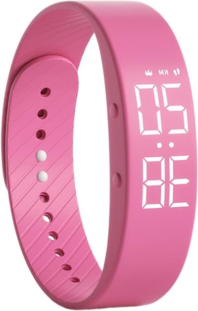 Wekkerhorloge Pols - Triller Horloge - Discreet Ontwaken - Krachtige Trilmotor - 8 cm - Heet roze