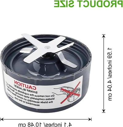 Vervangende Extractor Mes voor 600W en 900W Blenders met Siliconen Rubber O-ringen voor Optimaal Mixen en Extractie