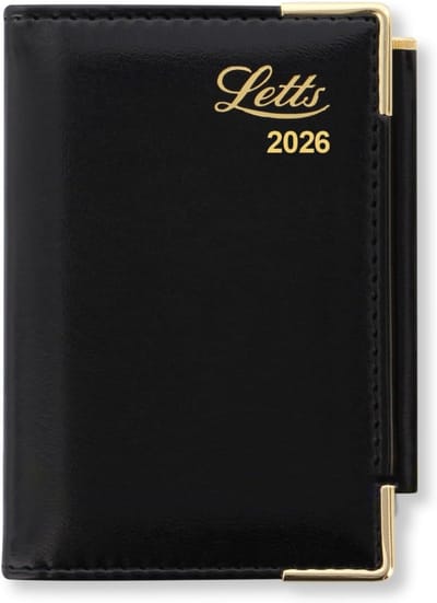 Mini Pocket Agenda - Dagboek 2026 - Afspraken Plannen - Week op Dag Weergave - 68 x 102 mm - Zwart