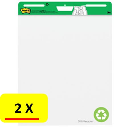 Post-it Meeting Charts Block, 635 x 762 mm, wei